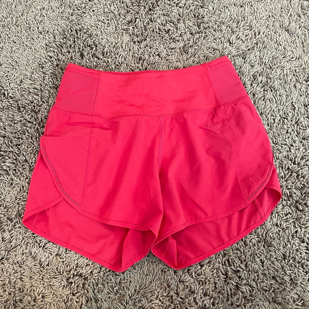 LULULEMON hot pink shorts